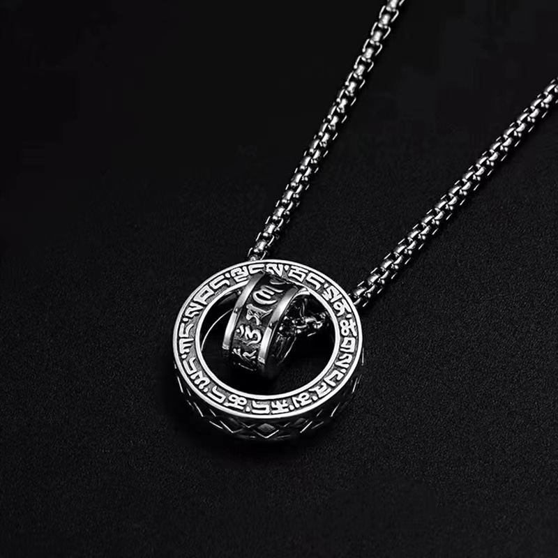 925 Sterling Silver Chain Necklace Men - Подвеска-колье из стерлингового серебра 925 пробы