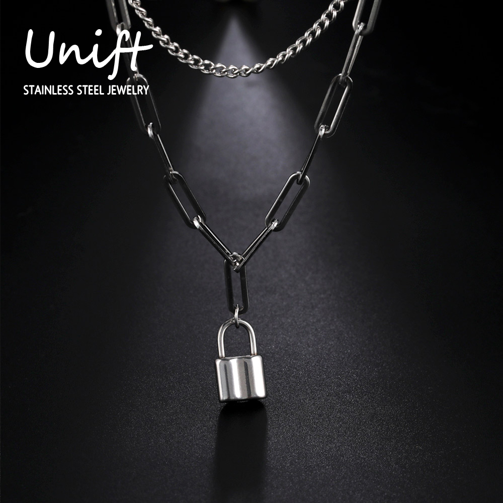 Layered Pendant Necklace Aesthetic - Unift Цепочка с подвеской в виде
