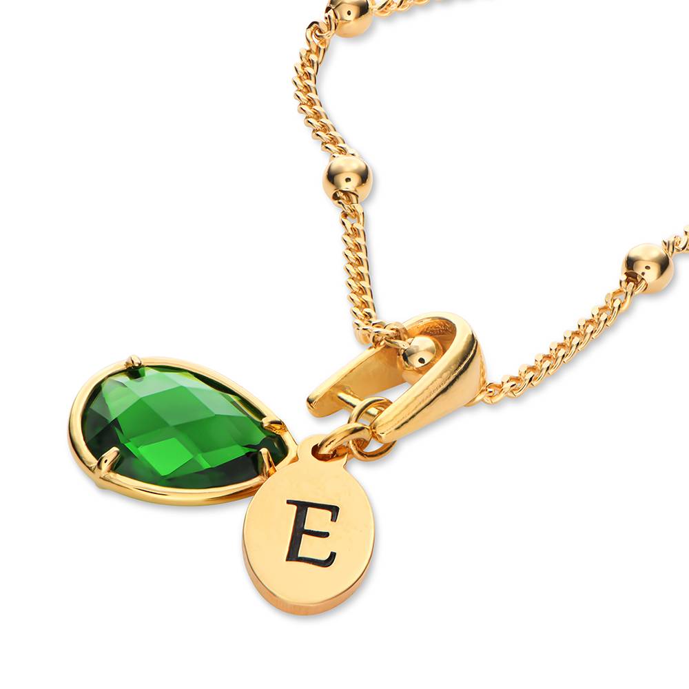 Initial Letter Necklace 18K Gold - Подвеска с именем по индивидуальному заказу,