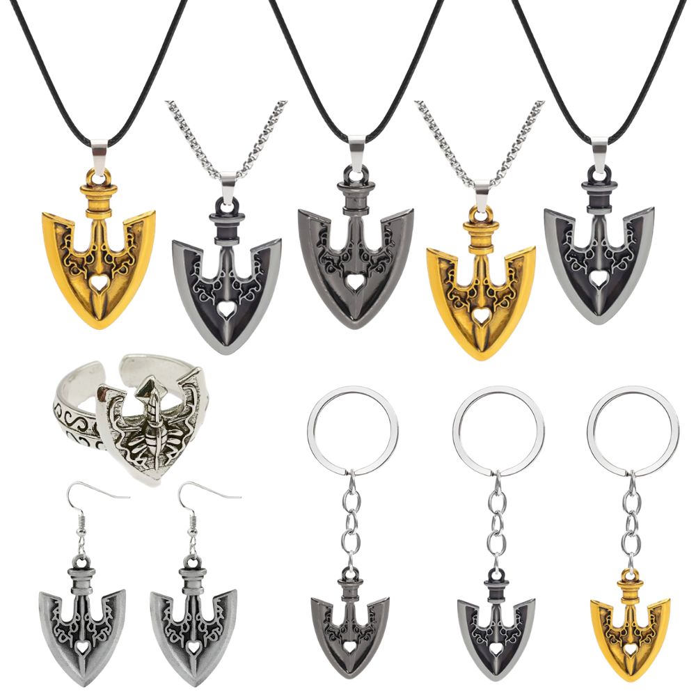 Anime Pendant Necklace - Аниме-ожерелье JOJO BIZARRE ADVENTURE: Металлический кулон-стрела