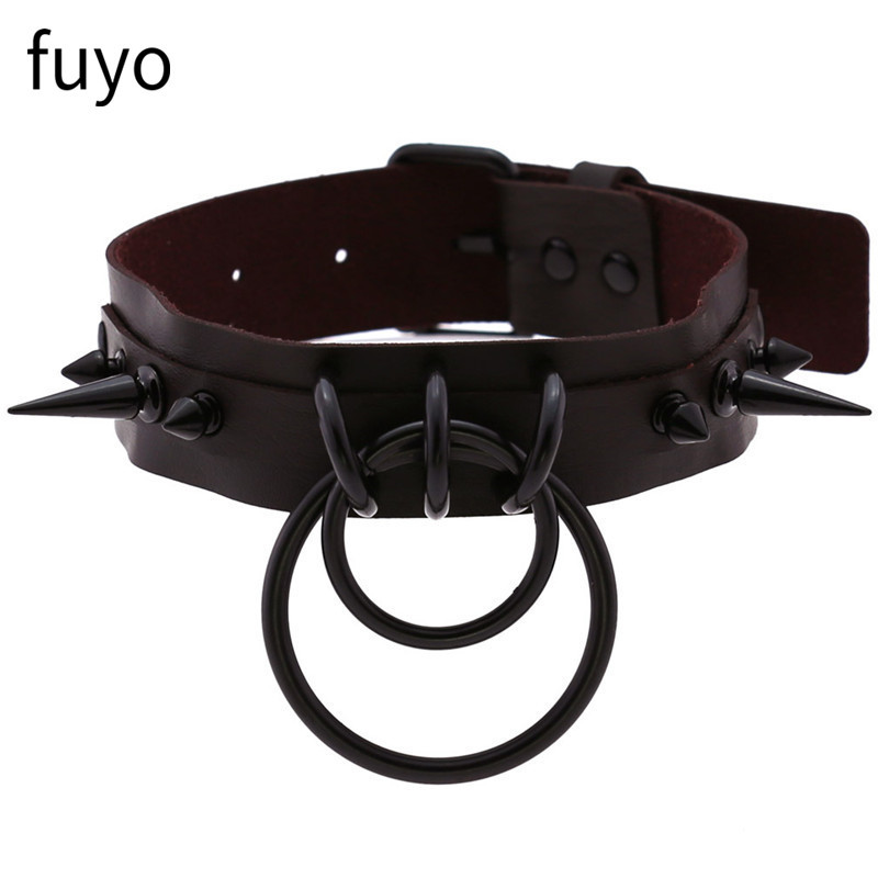 Панк-колокольчики, черное коль – обзор и цена Goth Punk Spike Choker
