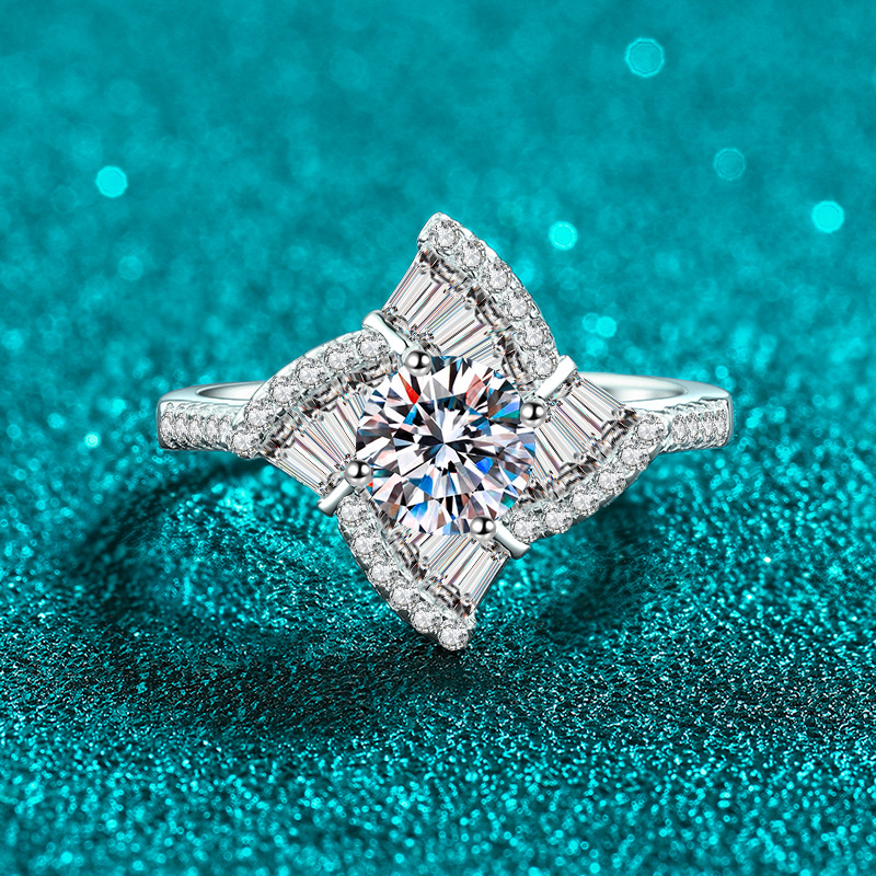 Кольца Apaison с муассанитом 1 – обзор и цена Moissanite Engagement Ring 1 Carat