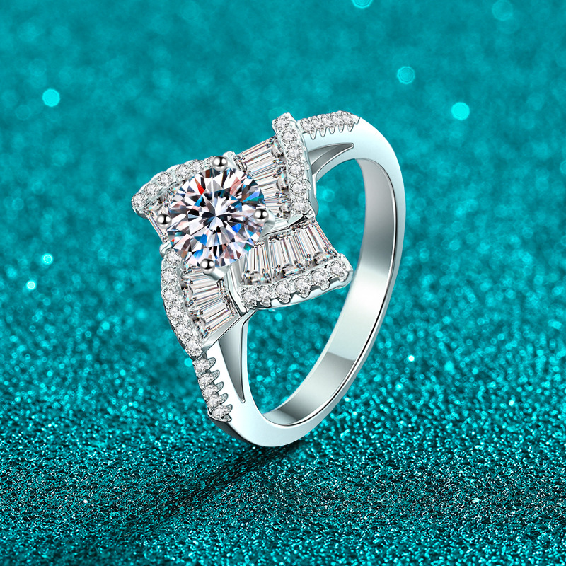 Кольца Apaison с муассанитом 1 – обзор и цена Moissanite Engagement Ring 1 Carat