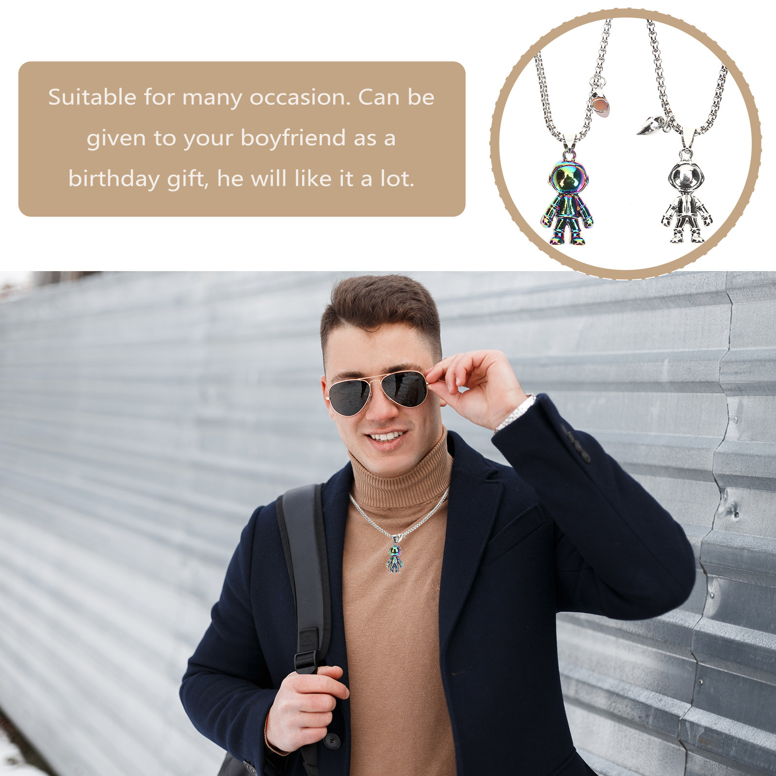 1 пара парных ожерелий с подве – обзор и цена Magnetic Couple Matching Necklaces