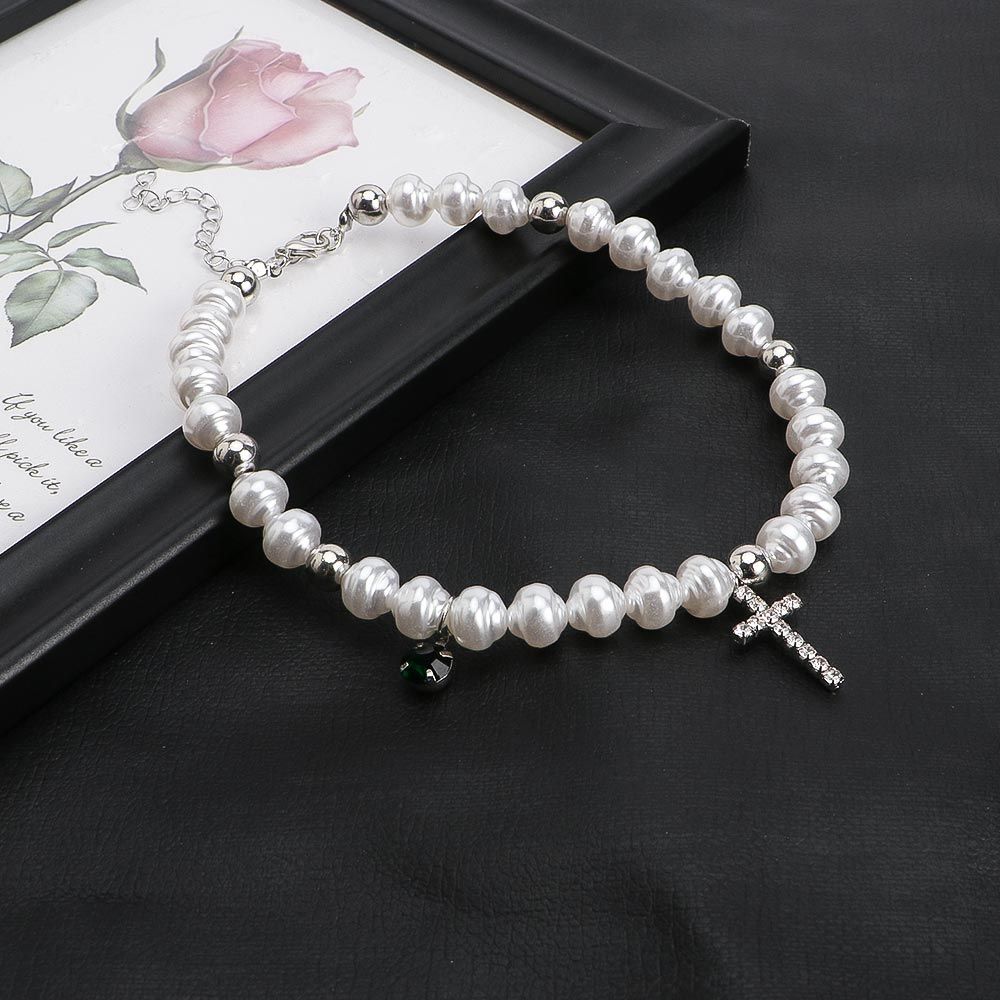 Женское винтажное ожерелье с п – обзор и цена Pearl Choker Necklace Vintage