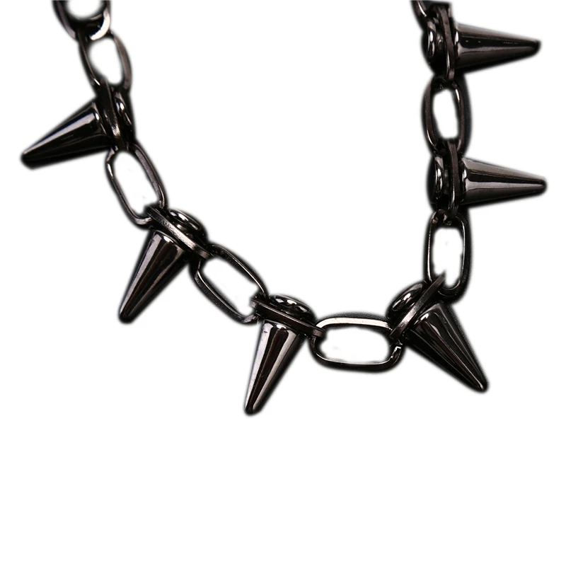 Готический байкерский ожерелье – обзор и цена Goth Punk Spike Choker
