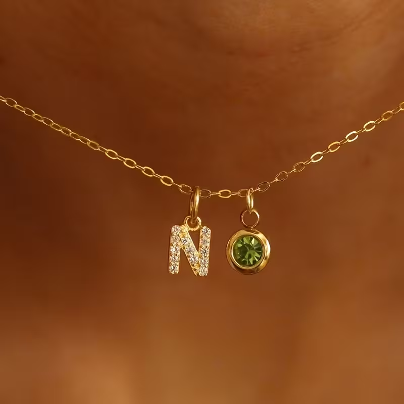 Индивидуальное ожерелье с иниц – обзор и цена Custom Name Necklace Stainless Steel