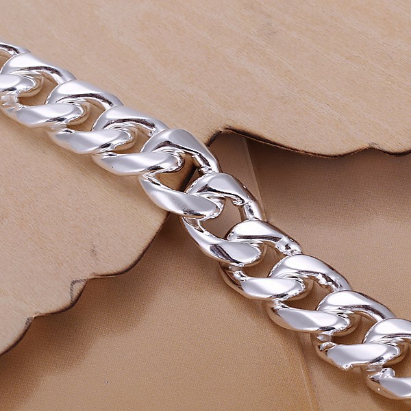 Классическое колье из серебра  – обзор и цена 925 Sterling Silver Chain Necklace Men