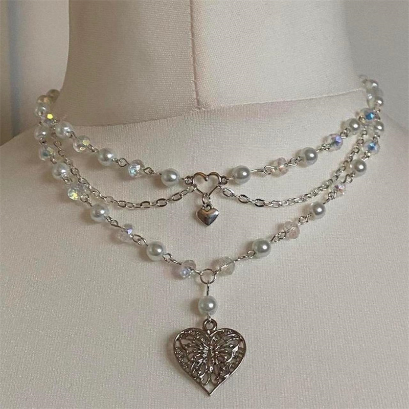 Женское Ожерелье с жемчугом, Д – обзор и цена Pearl Choker Necklace Vintage