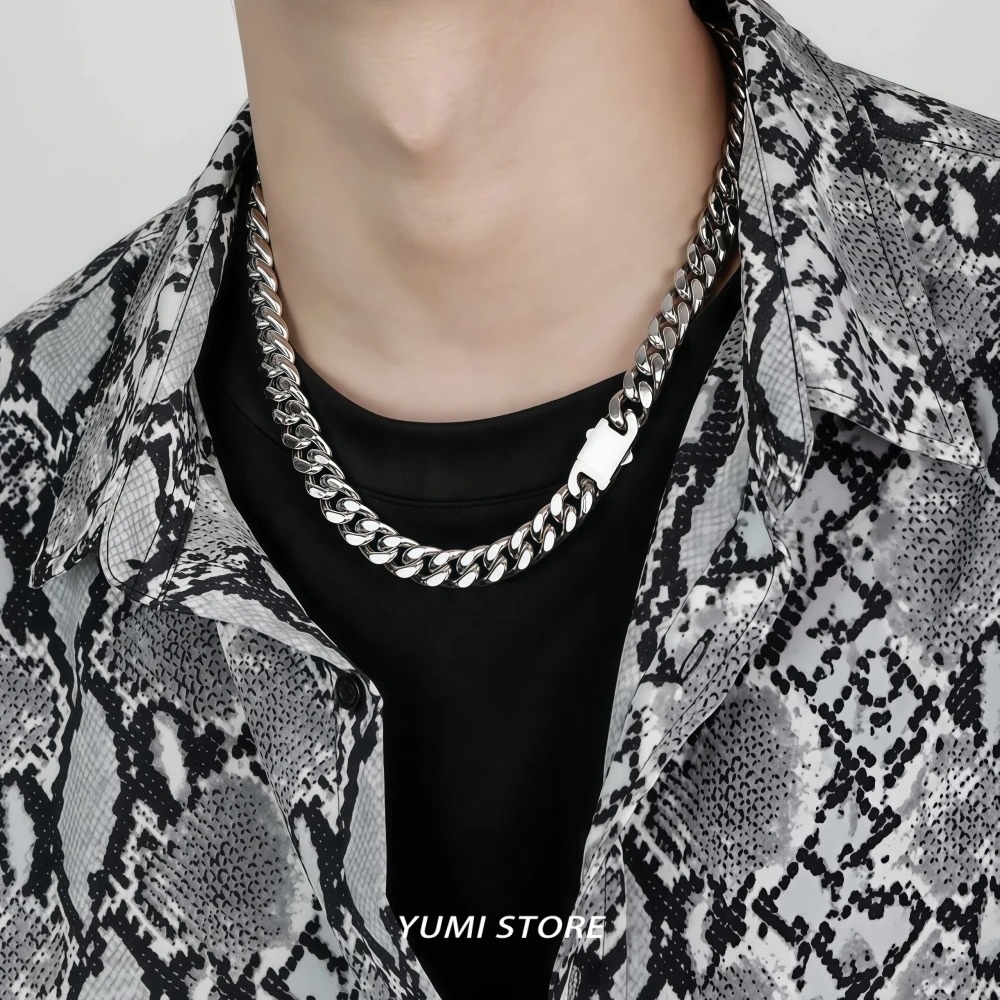 Цепочка на шею из титановой ст – обзор и цена Cuban Link Chain 12Mm