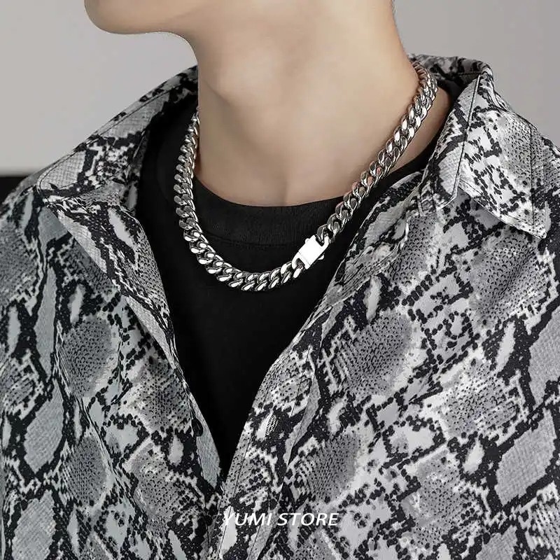 Цепочка на шею из титановой ст – обзор и цена Cuban Link Chain 12Mm