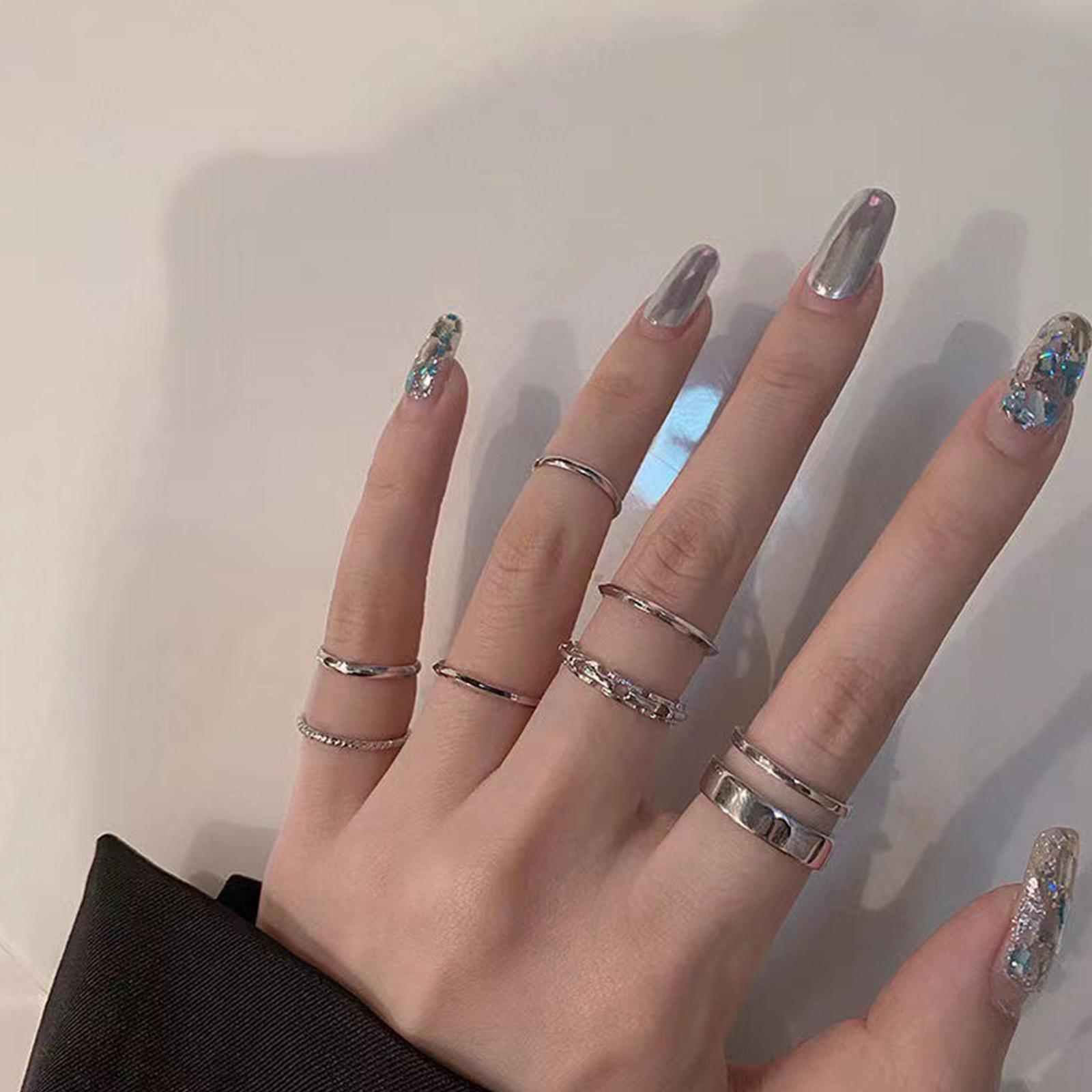 Женский набор колец в стиле хи – обзор и цена Vintage Punk Knuckle Rings Set